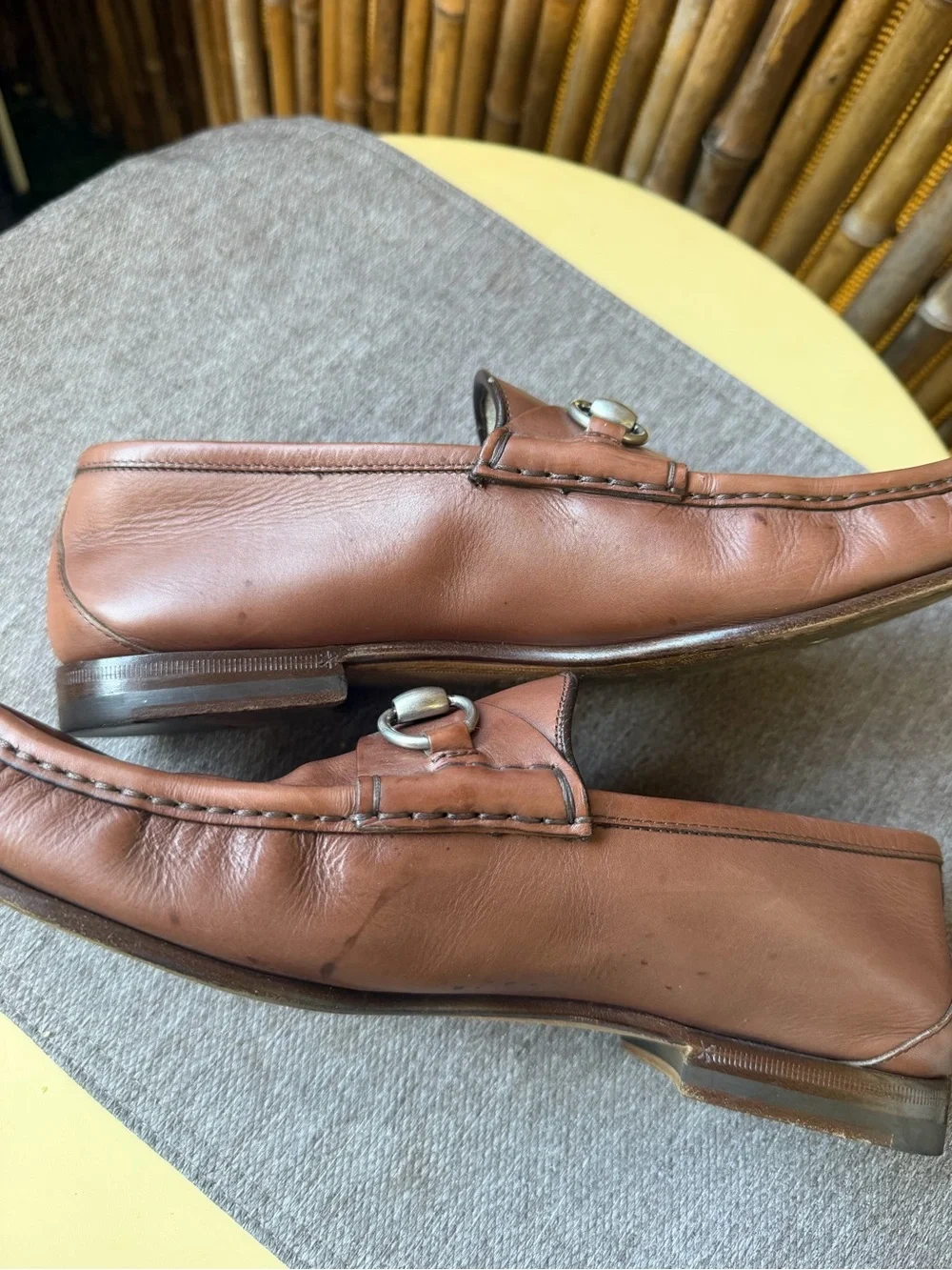 GUCCI men’s leather loafers